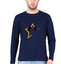 Load image into Gallery viewer, Lil Star Full Sleeves T-Shirt for Men-Navy Blue-Ektarfa.online
