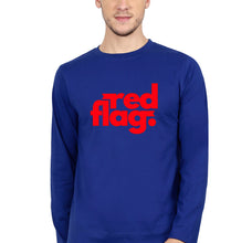 Load image into Gallery viewer, Red Flag Full Sleeves T-Shirt for Men-royal blue-Ektarfa.online
