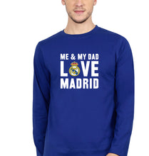 Load image into Gallery viewer, Love Real Madrid Full Sleeves T-Shirt for Men-royal blue-Ektarfa.online
