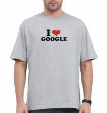 Load image into Gallery viewer, I LOVE GOOGLE Oversized T-Shirt for Men
