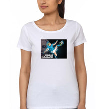 Load image into Gallery viewer, erling haaland T-Shirt for Women-White-Ektarfa.online
