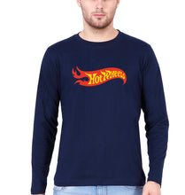 Load image into Gallery viewer, hot wheels Full Sleeves T-Shirt for Men-Navy Blue-Ektarfa.online
