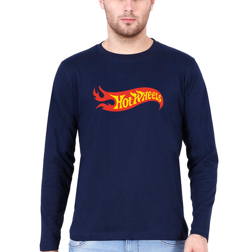 hot wheels Full Sleeves T-Shirt for Men-Navy Blue-Ektarfa.online