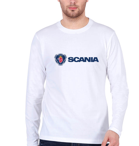 Scania Full Sleeves T-Shirt for Men-White-Ektarfa.online