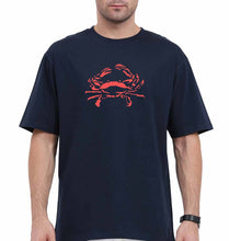 Load image into Gallery viewer, crab Oversized T-Shirt for Men
