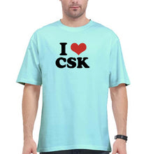 Load image into Gallery viewer, I LOVE CSK Oversized T-Shirt for Men
