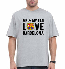Load image into Gallery viewer, Love Barcelona Oversized T-Shirt for Men-Grey-Ektarfa.online
