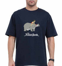 Load image into Gallery viewer, jungle book Oversized T-Shirt for Men-Navy Blue-Ektarfa.online
