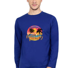 Load image into Gallery viewer, beach therapy Full Sleeves T-Shirt for Men-royal blue-Ektarfa.online
