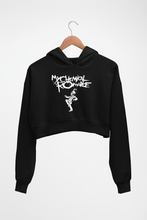 Load image into Gallery viewer, My Chemical Romance (MCR) Crop HOODIE FOR WOMEN-Black-Ektarfa.online
