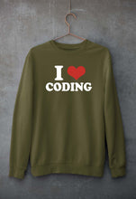 Load image into Gallery viewer, I Love Coding Sweatshirt for Men/Women

