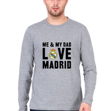 Load image into Gallery viewer, Love Real Madrid Full Sleeves T-Shirt for Men-Grey Melange-Ektarfa.online
