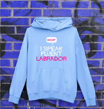 Load image into Gallery viewer, i speak fluent labrador Unisex Hoodie for Men/Women-Baby Blue-Ektarfa.online
