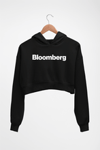 Load image into Gallery viewer, Bloomberg Crop HOODIE FOR WOMEN-Black-Ektarfa.online

