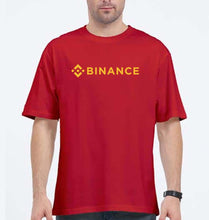 Load image into Gallery viewer, binance Oversized T-Shirt for Men
