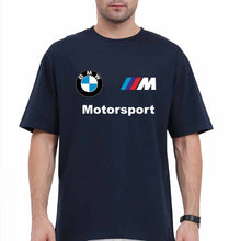 Load image into Gallery viewer, BMW Motersport Oversized T-Shirt for Men-Navy Blue-Ektarfa.online
