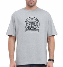 Load image into Gallery viewer, utkal university Oversized T-Shirt for Men-Grey-Ektarfa.online
