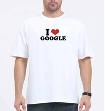 Load image into Gallery viewer, I LOVE GOOGLE Oversized T-Shirt for Men
