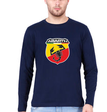 Load image into Gallery viewer, Abarth Full Sleeves T-Shirt for Men-Navy Blue-Ektarfa.online
