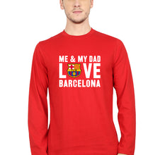 Load image into Gallery viewer, Love Barcelona Full Sleeves T-Shirt for Men-red-Ektarfa.online
