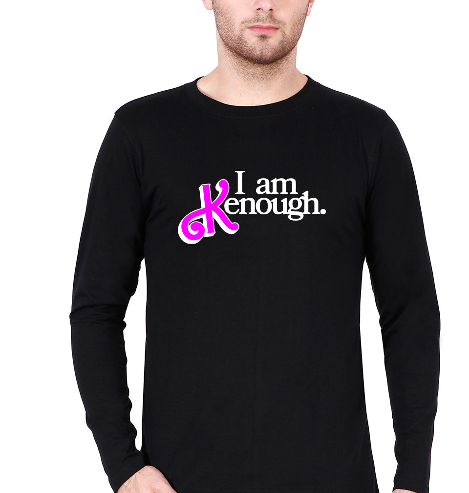 kenough Full Sleeves T-Shirt for Men-Black-Ektarfa.online