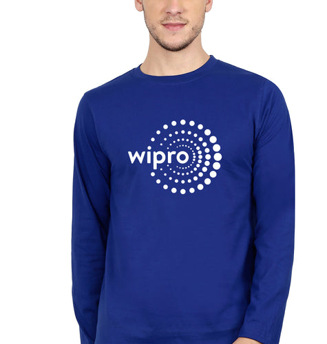 Wipro Full Sleeves T-Shirt for Men-royal blue-Ektarfa.online