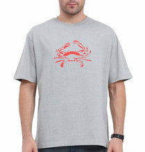 Load image into Gallery viewer, crab Oversized T-Shirt for Men
