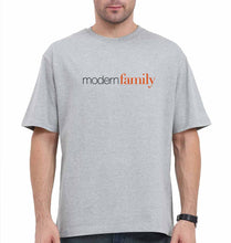 Load image into Gallery viewer, modern family Oversized T-Shirt for Men-Grey-Ektarfa.online

