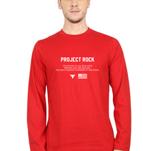 Load image into Gallery viewer, project rock Full Sleeves T-Shirt for Men-red-Ektarfa.online
