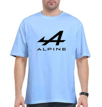 Load image into Gallery viewer, Alpine Oversized T-Shirt for Men-Baby Blue-Ektarfa.online
