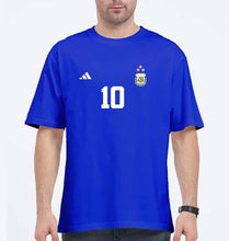 Load image into Gallery viewer, Argentina Fottball 10 Oversized T-Shirt for Men
