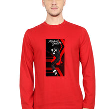 Load image into Gallery viewer, Michael Jackson Full Sleeves T-Shirt for Men-red-Ektarfa.online
