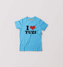 Load image into Gallery viewer, I LOVE YUZI T-Shirt for Boy/Girl-Light Blue-Ektarfa.online
