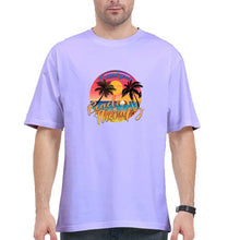 Load image into Gallery viewer, beach therapy Oversized T-Shirt for Men-Lavender-Ektarfa.online
