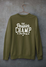 Load image into Gallery viewer, The Rock - The People&#39;s Champ Sweatshirt for Men/Women-Olive Green-Ektarfa.online
