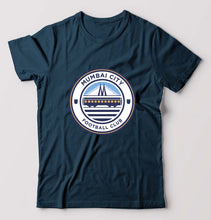 Load image into Gallery viewer, Mumbai Fc T-Shirt for Men-Petrol Blue-Ektarfa.online
