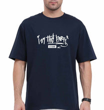 Load image into Gallery viewer, I am the Party Oversized T-Shirt for Men-Navy Blue-Ektarfa.online
