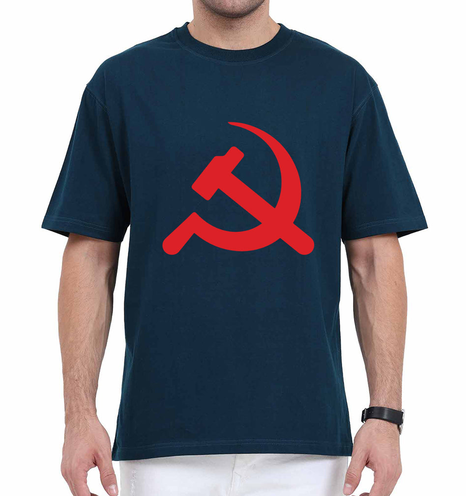 Communist party Oversized T-Shirt for Men