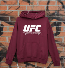 Load image into Gallery viewer, UFC Unisex Hoodie for Men/Women-Maroon-Ektarfa.online
