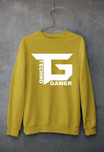 Load image into Gallery viewer, Techno Gamer Unisex Sweatshirt for Men/Women-Mustard Yellow-Ektarfa.online
