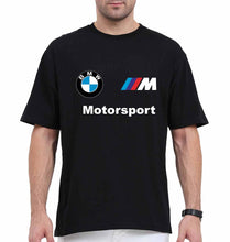 Load image into Gallery viewer, BMW Motersport Oversized T-Shirt for Men-Black-Ektarfa.online
