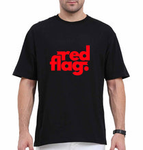 Load image into Gallery viewer, Red Flag Oversized T-Shirt for Men
