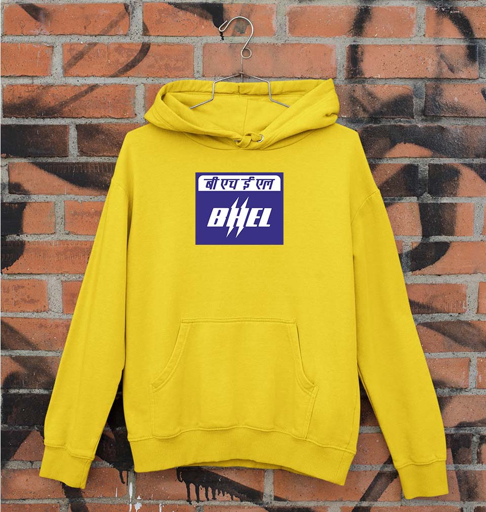 BHEL Unisex Hoodie for Men/Women-Mustard Yellow-Ektarfa.online