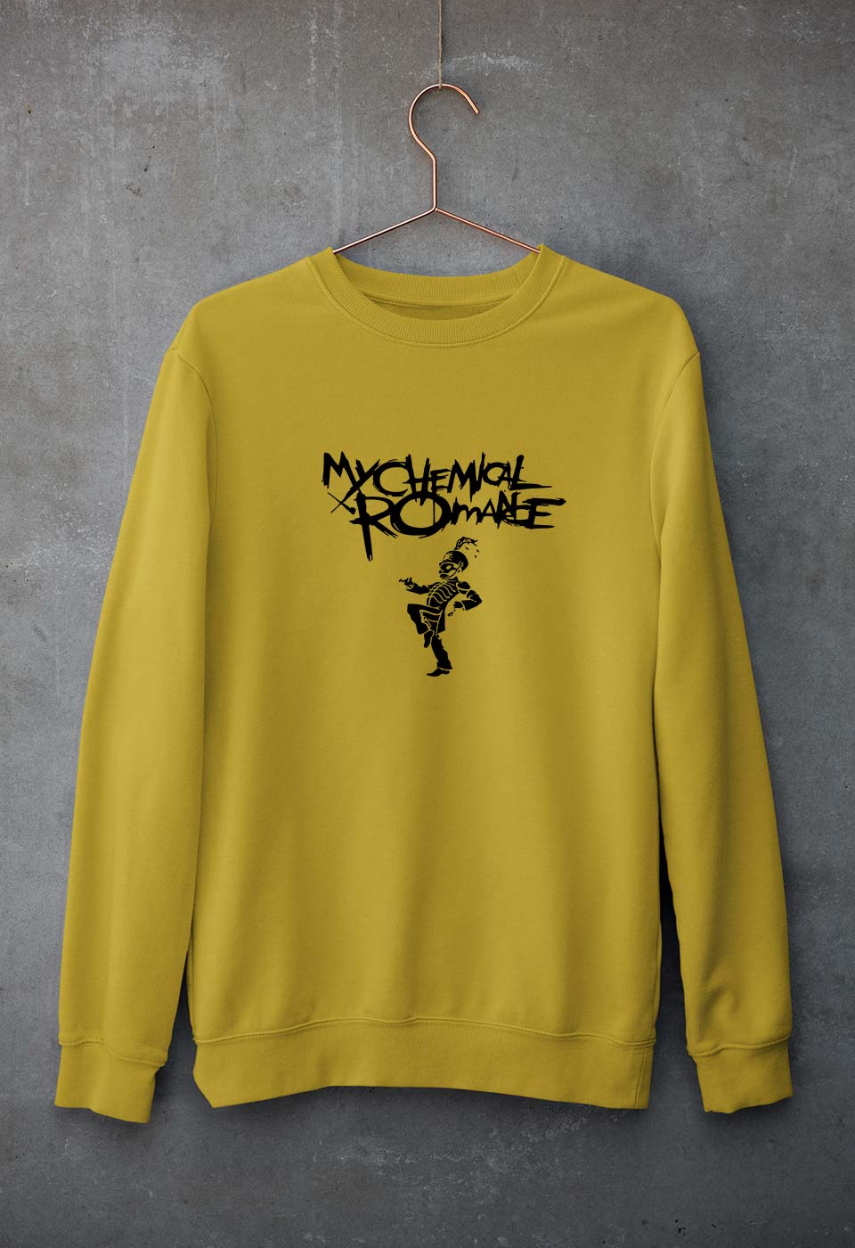 My Chemical Romance (MCR) Sweatshirt for Men/Women-Mustard Yellow-Ektarfa.online
