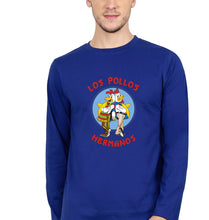 Load image into Gallery viewer, Los Pollos Hermanos Breaking Bad Full Sleeves T-Shirt for Men-royal blue-Ektarfa.online
