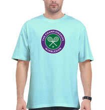 Load image into Gallery viewer, wimbledon Oversized T-Shirt for Men-Mint-Ektarfa.online
