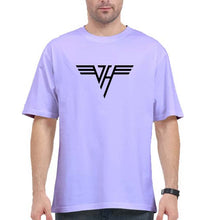Load image into Gallery viewer, van halen Oversized T-Shirt for Men-Lavender-Ektarfa.online
