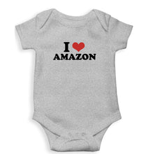 Load image into Gallery viewer, I LOVE AMAZON Romper For Baby Boy/Girl-Grey-Ektarfa.online

