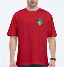 Load image into Gallery viewer, chennaiyin FC Oversized T-Shirt for Men-Red-Ektarfa.online
