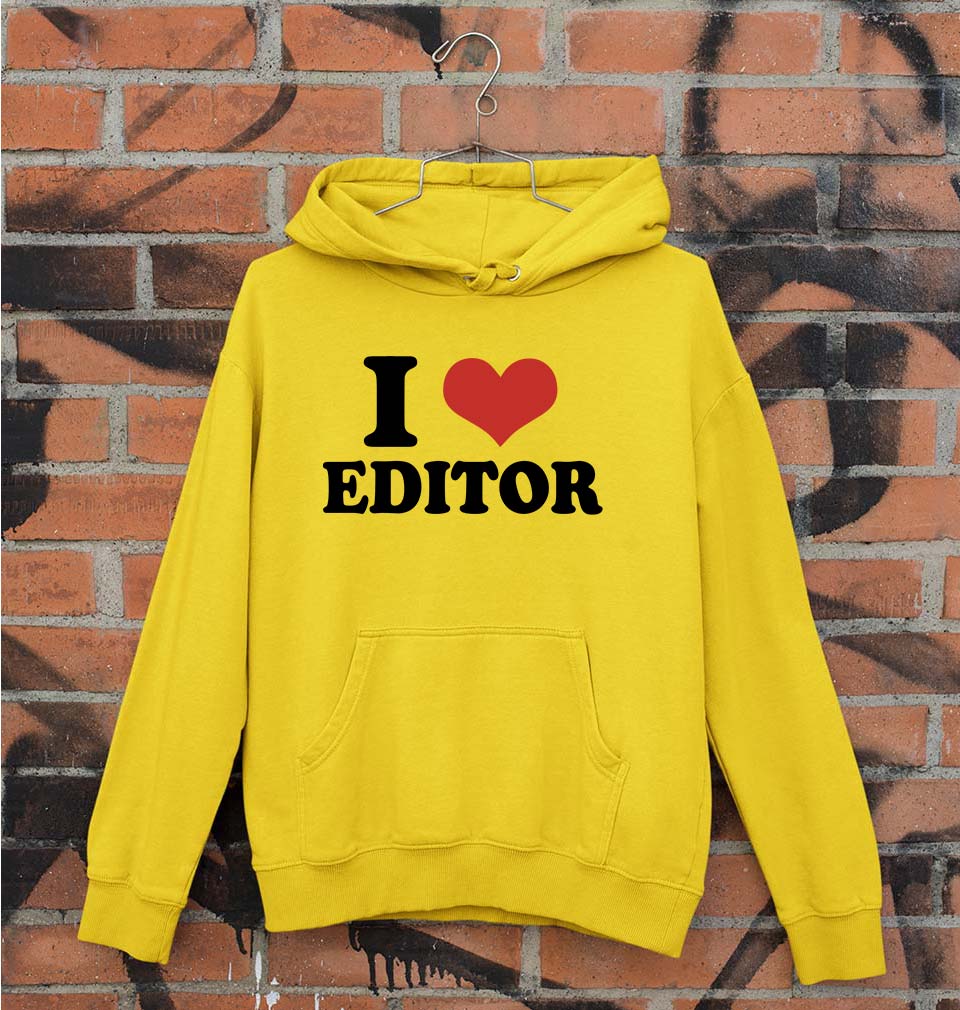 I LOVE EDITOR Hoodie for Men/Women